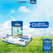 Thùng 48 hộp sữa bột pha sẵn Friso Gold Vani 110ml cho bé trên 1 tuổi