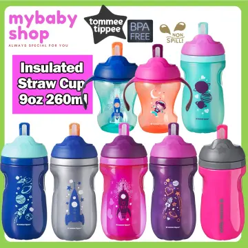 tommee tippee superstar 12m+ Insulated Straw Cup 9oz - NEW