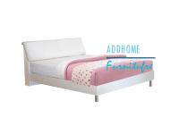 ADDHOME เตียงนอนหัวเบาะ ขนาด 5 ฟุต รุ่น B - 508 สีขาว