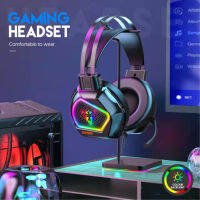 หูฟังเกมส์มิ่ง หูฟังเกมสเตอริโอ มาพร้อมไปLEDหลากสี Gaming Headset Stereo พร้อมไมโครโฟนสำหรับสื่อสาร รุ่นG601 เสียงดี น้ำหนักเบา สวมใส่สบาย ทนทานดี