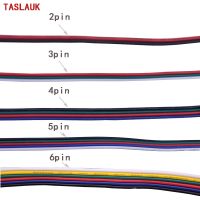 5M 2 3 4 5 6 pins 22 wire Extension Cable Connector 22AWG Wire Cord For 5050/3528 RGB LED Strip/Light/Module etc.