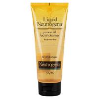 Liquid Neutrogena pure mild facial cleanser fragrance-free  นูโทรจีนา ลิควิด ผลิตภัณฑ์สบู่เหลวล้างหน้า สูตรไม่มีน้ำหอม 100 มล.