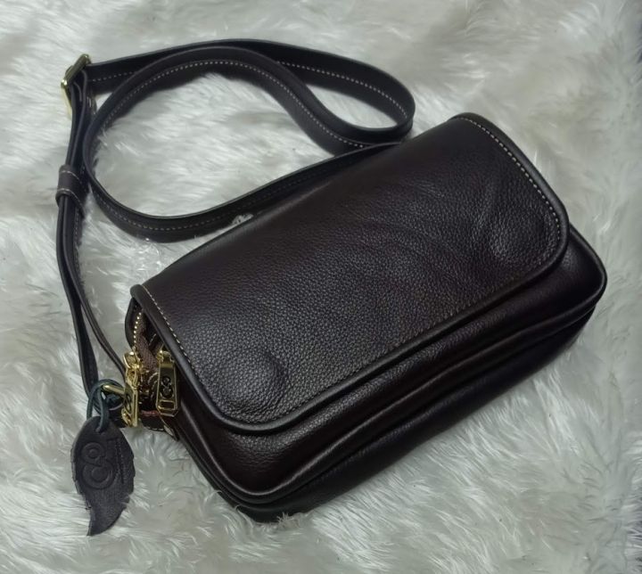 gpbags-กระเป๋าสะพายหนังชามัวส์-n324-05-ขนาด-9-นิ้ว-กระเป๋าหนังแท้-กระเป๋าแฟชั่น-กระเป๋าสะพายข้าง