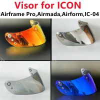 หมวกกันน็อคเต็มใบ Visor สำหรับไอคอน Airframe Pro IC-04 Airmada Airform หมวกกันน็อค shield Cascos Visera โล่ Capacetes อุปกรณ์เสริม