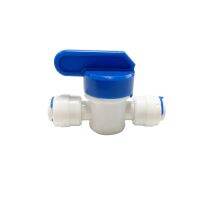 1/4 Inch Quick-Connect Ball Valve Connector 6.35mm Pipe Water Control Switch Misting Fog System Irrigation Control Valve Fitting Watering Systems  Gar