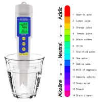 เครื่องวัดค่า PH แบบดิจิตอลปากกาตรวจจับคุณภาพน้ำ Ec/temp/tds/ph/lcd เครื่องวัดอุณหภูมิสำหรับวิเคราะห์จอมอนิเตอร์ตู้ปลาสระว่ายน้ำ