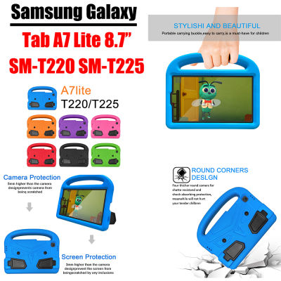 เคสเด็กสำหรับ Samsung Galaxy Tab A7 Lite 8.7 ,น้ำหนักเบากันกระแทกที่จับซิลิโคนเด็กเคสเป็นมิตรสำหรับ Galaxy Tab A 7 Lite เคสแท็บเล็ต SM-T220 SM-T225