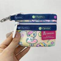 LeSportsac กระเป๋าใส่บัตร Lishibao กระเป๋าเก็บแผ่นรองใบขับขี่กระเป๋าอุปกรณ์เสริมกระเป๋าใส่หูฟังลำลองกระเป๋าใบเล็กมินิ3394หญิงซองใส่ปาก