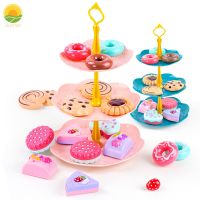 Kid Birthday Cake Toy Food Girls Tea Time Simulation Donut Chocolate Cookies Children Pretend Kitchen Play House 3 Year Gifts