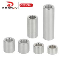 3DSWAY 3D Printer Parts 10pcs Aluminium Spacer V-slot Isolation Column Separate Pillar Quarantine Bore 5MM Reprap 3D Printer