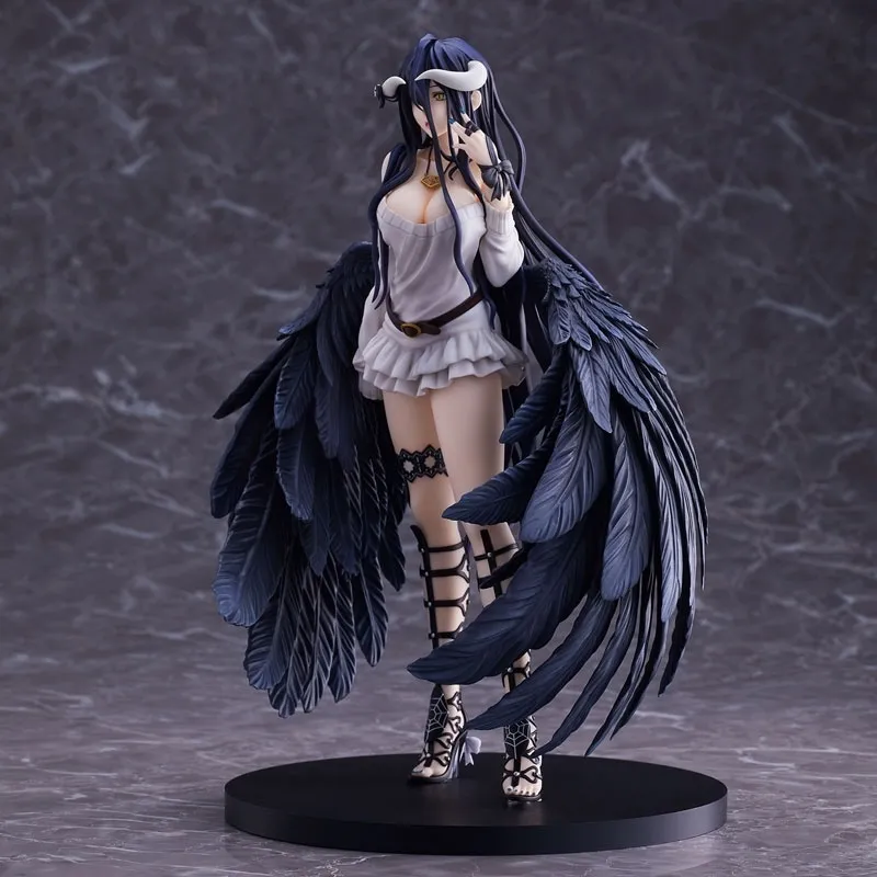 Overlord Albedo Figura Anime, Em Pé Menina Sexy, PVC Adulto Action Figure,  Série Decoração Do Carro, Coleção Modelo Brinquedos, Presente, 21cm