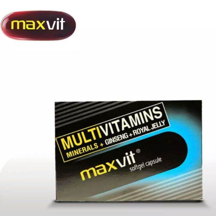Maxvit Multivitamins 100 softgel capsules Lazada PH
