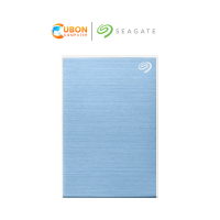 SEAGATE ONE TOUCH WITH PASSWORD 4TB HDD EXT 2.5" LIGTH BLUE ประกันศูนย์ 3 ปี (STKZ4000402)