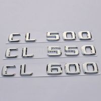 NEW 2013 Old Letters Numbers ABS Emblem for Mercedes Benz CL500 CL550 CL600 CL55 CL63 CL65 V8 Bitrubo Car Trunk Nameplate Sticker