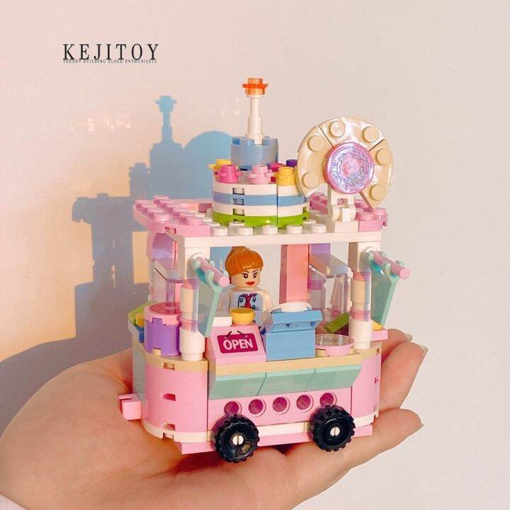 พร้อมส่ง-บล็อกตัวต่อ-รูปตึกถนน-ขนาดเล็ก-ของเล่นเสริมการศึกษา-สําหรับเด็ก