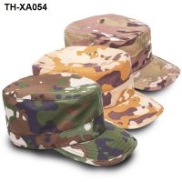 New style camouflage hat mens summer breathable military training green mud dot flat top outdoor army fan soldier