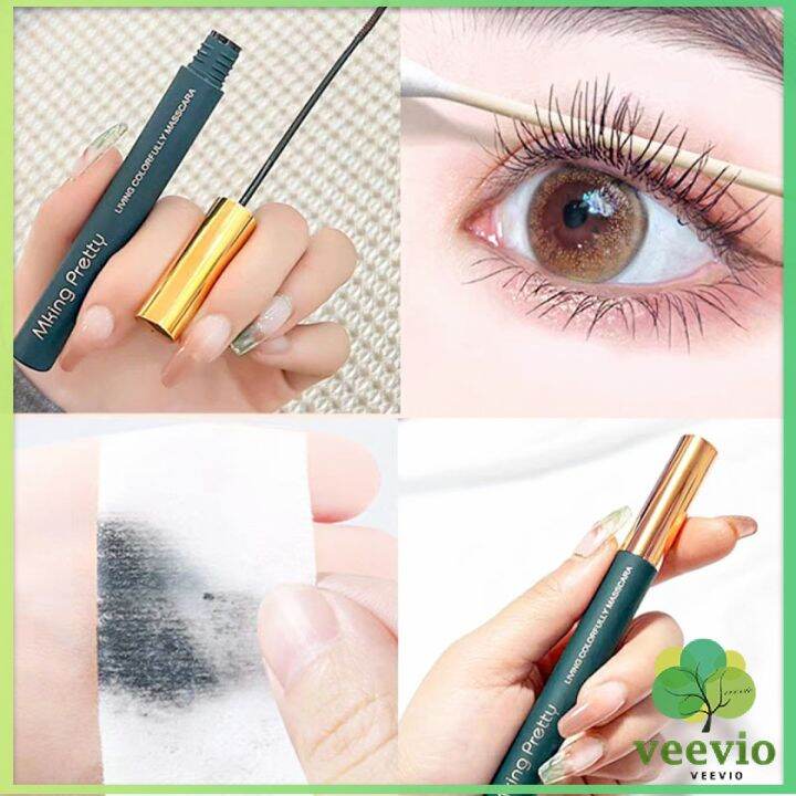 veevio-มาสคาร่า-หัวแปรงเรียวเล็ก-กันน้ำกันเหงื่อ-ไม่เลอะ-ติดทนยาวนาน-mascara-cream