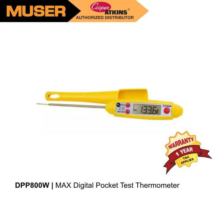 Cooper Atkins DPP800W MAX Digital Pocket Test Thermometer Lazada