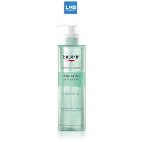 Eucerin Pro ACNE Solution Cleansing Gel 400 ml. - ยูเซอริน โปรแอคเน่ โซลูชั่น เจลล้างหน้าสำหรับผิวเป็นสิวง่าย