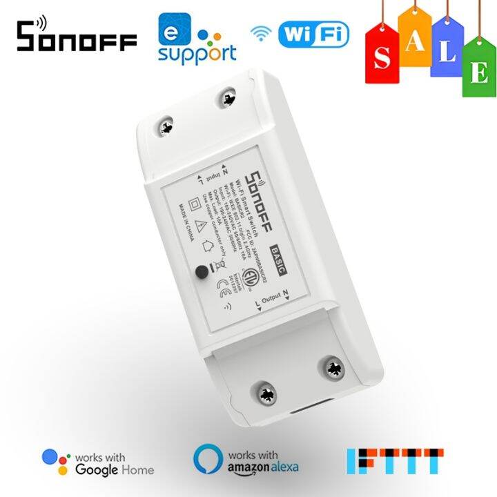 SONOFF Basic R2 WiFi Smart Switch Remote Controller Smart Home Control ...