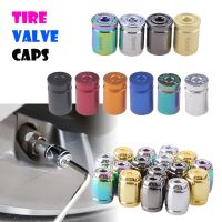 【CW】✆☑❐  4psc shell Car Tire Caps Tyre Rim Stem CoversAluminum Alloy Styling Parts Accessories