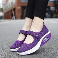 COD DSFGERTGYERE Women Flat Platform Shoes Woman Breathable Mesh Casual Ladies Boat Shoes