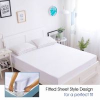 Smooth Waterproof Mattress Protector Cover for Bed Wetting Hypoallergenic Protector Pad Anti Mites Bed Cover for Mattress Topper