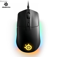 สายคู่แข่ง Steelseries 3เมาส์สำหรับเล่นเกมส์ TrueMove Core เซ็นเซอร์ออปติคัลหนู8500 CPI แสง RGB 60ล้านคลิก Meimiao