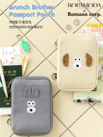 Brunch Brother Passport Pouch กระเป๋าใส่พาสปอร์ต ลายลิขสิทธิ์แท้จากโรมาเน่ Made in Korea