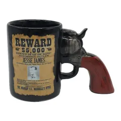 1Pc Ceramics Cup Revolver cup Mug pistol shaped Funny Ceramic Cup Cool  Coffee mug To Send Boys Friends Birthday Gifts CL04014