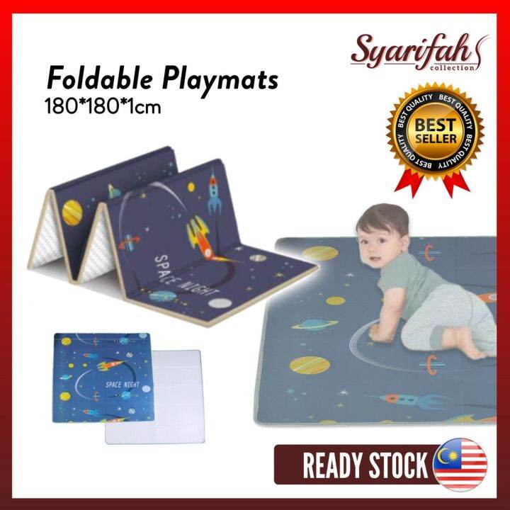 180x180x1cm Baby Playmats Crawling Mat Baby PlayMat Lazada