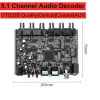 【Thriving】 MotoShark โมดูล DAC 5.1ช่อง AC-3ดิจิตอล PCM สายออปติคอลสายโคแอกเชียล DTS RCA เสียงสเตอริโอ HiFi โฮมเธียเตอร์บอร์ดถอดรหัสเครื่องขยายถอดรหัส