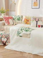 Beichen Linen Pillow Quilt Car Pillow Quilt Two-In-One Foldable Office Lunch Break Cushion Air-Conditioning Quilt 【AUG】