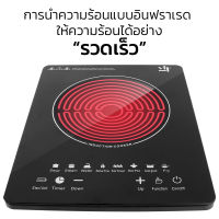 เตาแม่เหล็กไฟฟ้า 2200W เตาอินฟาเรด ปรับความร้อนได้ 8 ระดับ เตาแผ่นความร้อนไฟฟ้า เตาแม่เหล็ก เตาไฟฟ้า เตาอินดักชั่น Induction Cooker