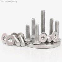 ﹉❁₪ 5-50pcs CM M1.6 M2 M2.5 M3 M4 M5 M6 M8 304 A2 Stainless Steel Torx Six-Lobe Ultra Thin Flat Wafer Head Screw Bolt Length 2-50mm