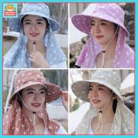 GQBN44V3 สำหรับผู้หญิง ฤดูร้อนฤดูร้อนฤดูร้อน พักผ่อนยามว่าง กิจกรรมกลางแจ้งกลางแจ้ง หมวกบังแดด หมวกป้องกันรังสียูวี ฝาครอบป้องกันสำหรับป้องกัน หมวกกันแดดหมวก