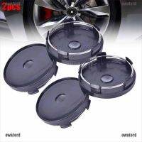 Auto parts 2x 60*58mm Universal Carbon Fiber Surface Auto Wheel Center Hub Caps Cover Black