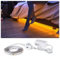 1M-5M LED Under Cabinet Lights PIR Motion Sensor 2835 DC 12V LED Strip Under Bed Lamp For Bedroom Stairs Kitchen Wardrobe