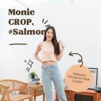 Pela.bkk - Monic เสื้อกล้ามครอป สีพีช (Salmon)