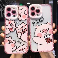 Cartoon Pig Phone Case For Samsung A14 A34 A54 Case Galaxy A53 A33 A52S A13 A23 A32 A73 A72 S21 S22 S23 Ultra S20 FE Plus Cover Phone Cases