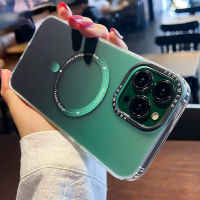 เคส iPhone 13 14 Pro 15 Promax Max Magsafe แม่เหล็กไล่ระดับสีสำหรับ iPhone 12 Pro Max บางกันกระแทกฝาแข็ง14 Plus สุดหรูสำหรับ iPhone 13 14 Pro Max