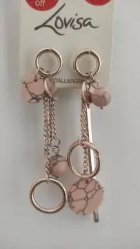 Lovisa Pink Open Circle Drop Earrings in 2023