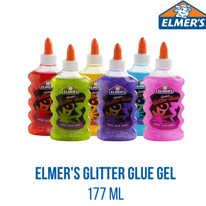 ART HUB Elmer's Glitter Glue Gel 177 ml (Washable, Safe, NonToxic, Art