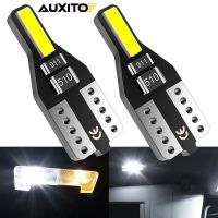 AUXITO 2Pcs T10 W5W หลอดไฟ Led 168 194 Led โคมไฟอัตโนมัติสำหรับอ่านที่เก็บของภายใน12V 6000K สีขาว