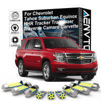 AENVTOL Canbus สำหรับ Chevrolet Tahoe Suburban Equinox HHR Tracker Trailblazer Traverse Camaro Corvette ภายใน LED Light Kit