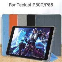 Tri-Folding Stand Funda For Teclast P80T Case 8" Tablet PC Folio PU Cover with Soft TPU Back Shell For Teclast P85 Bag Accessories