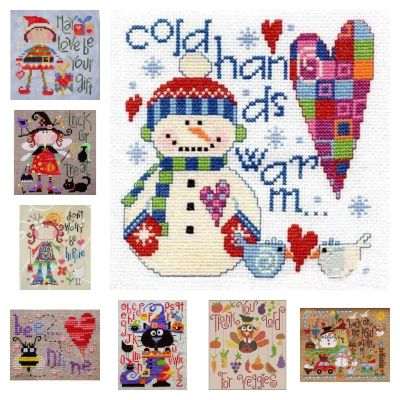 229 Cross Stitch Sets Cross Stitch Paintings 14ct 18ct Stich Cross Stitch Kit Embroidery Needle Arts &amp; Craft Complete Kit Hobby Needlework