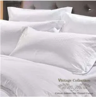 SP Luxury  ปลอกหมอน Cotton 100%  สีขาว รุ่น Vintage Collection