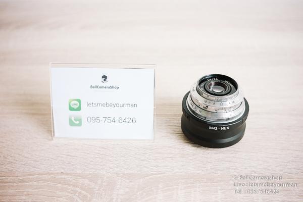 ขายเลนส์มือหมุน-industar-50mm-f3-5-silver-ใส่กล้อง-sony-mirrorless-ได้เลยไม่ต้องหา-adapter