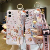 CHERR อิเล็กทรอนิกส์เคสโทรศัพท์แบบสายเชือกคล้องข้อมือ,สายรัดข้อมือสำหรับ IPhone 13 Pro Max 12 11 XS X XR SE 7 8 Plus 6S Y2k